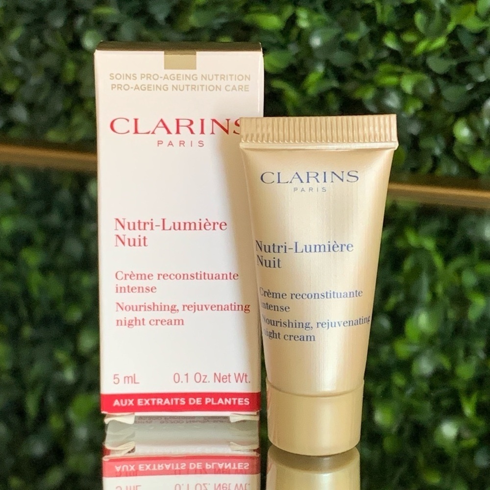 Clarins Nutri-Lumiere Night Cream | NEW | Travel Size | Nourishing Rejuvenating